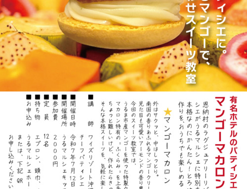 7月12日開催【参加者募集】マンゴーマカロン作り教室